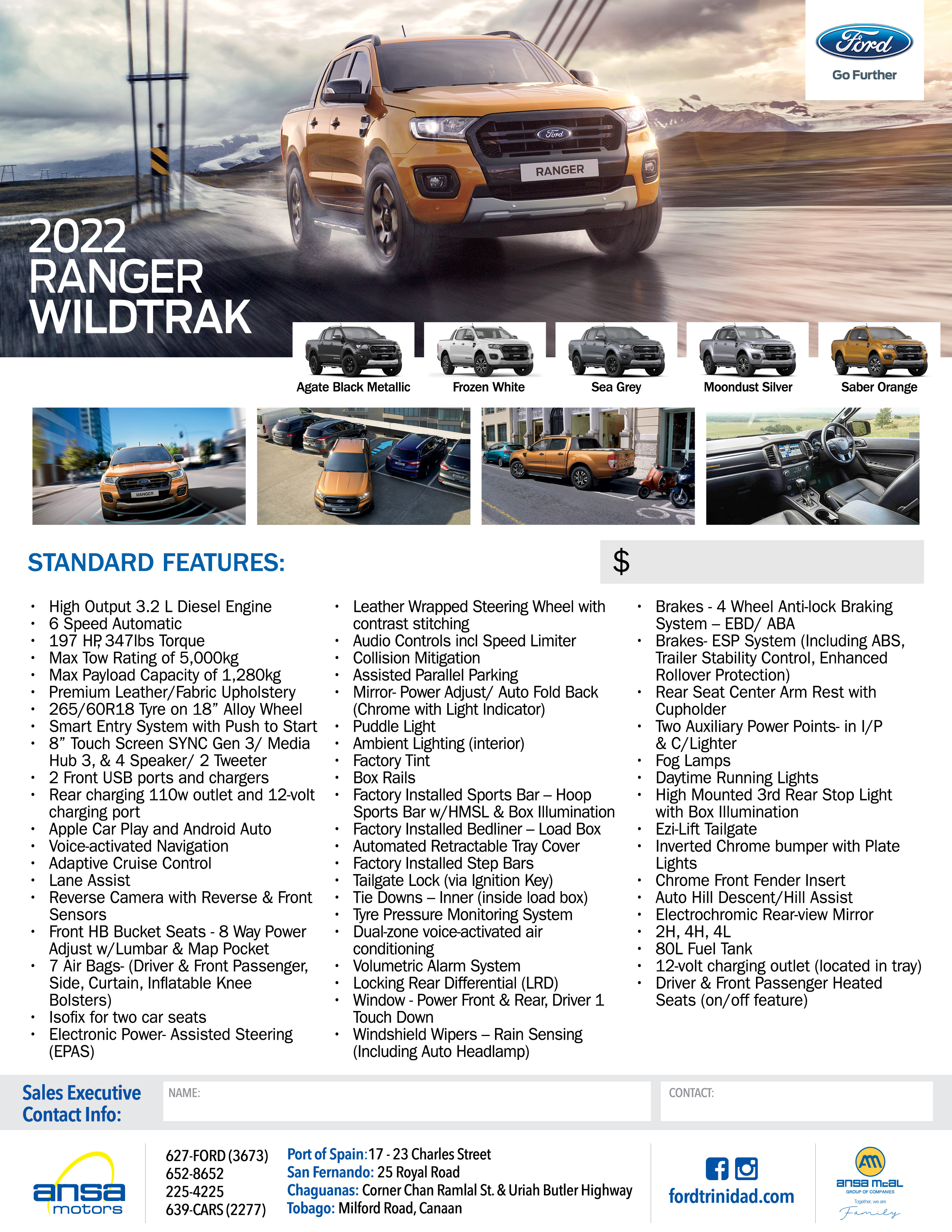 Ranger Wildtrak Ford Trinidad